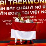 Dua Personil Polresta Bogor Kota Meraih medali emas dalam kejuaraan Asian Open Police Taekwondo Championship di Quang Ninh, Vietnam