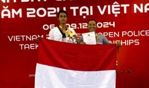 Dua Personil Polresta Bogor Kota Meraih medali emas dalam kejuaraan Asian Open Police Taekwondo Championship di Quang Ninh, Vietnam Dua Personil Polresta Bogor Kota Meraih medali emas dalam kejuaraan Asian Open Police Taekwondo Championship di Quang Ninh, Vietnam