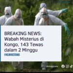 Wabah Misterius di kongo tewaskan 143 orang
