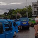 Situasi lalu lintas di perbatasan Bogor