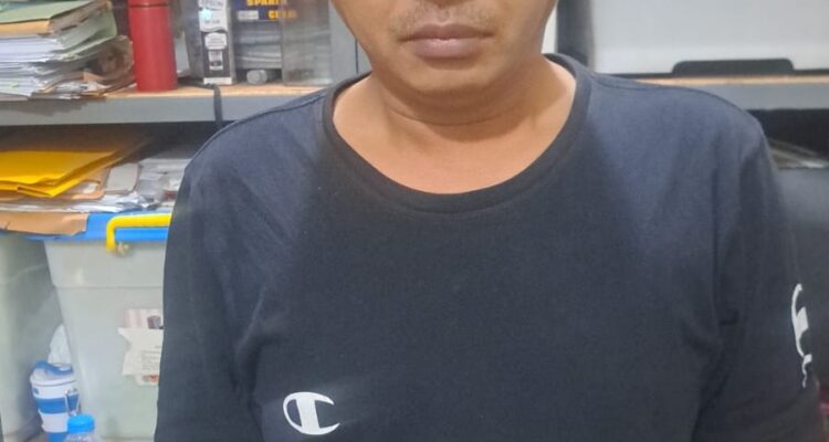 Salah satu pelaku tindak pidana perdagangan orang yang ditangkap oleh polresta bogor kota