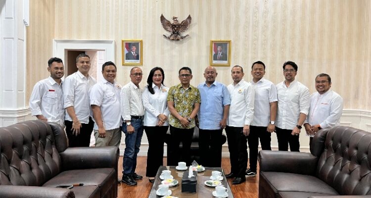 Kamar Dagang dan Industri (Kadin) Kota Bogor yang saat ini dipimpin oleh Kepengurusan Sementara (Caretaker) bertemu Pj wali kota Bogor, Herry Antasari