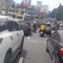 Kondisi lalu lintas di seoutaran Jembatan Otista Kota Bogor