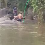 korban hayut di Sungai Ciliwung ditemukan