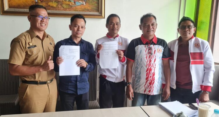 Kang Ipul ( Ketua Pertina) saat Muscab