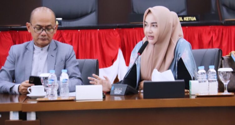 anggota Komisi III DPRD Kota Bogor dari fraksi Gerindra, Nasya Kharisa Lestari