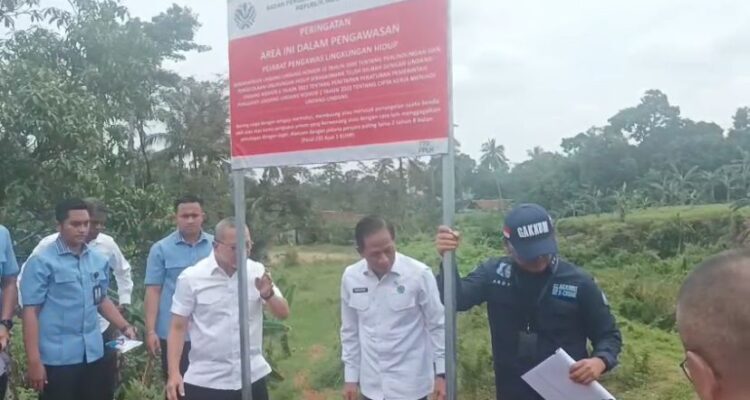 Pemerintah lakukan penyegelan golf di kawasan sumareccon Bogor