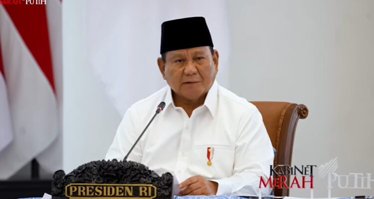Presiden Republik Indonesia, Prabowo Subianto (Istimewa)