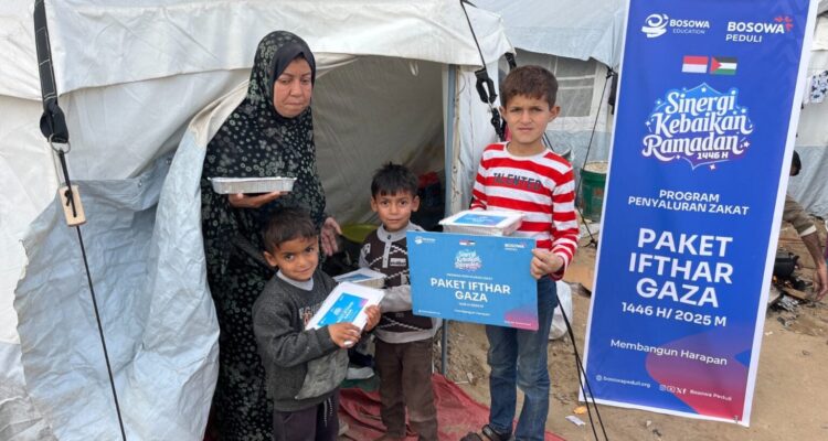 paket daro Bosowa telah sampai di gaza Palestina