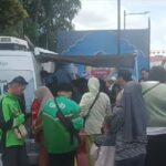 Antrian warga Bogor dalam menukaran uang, (Istimewa)