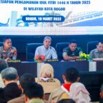 rapat koordinasi lintas sektoral untuk memastikan kesiapan pengamanan selama musim Lebaran