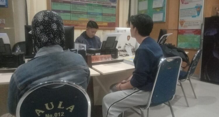 Laporan perampasan ke SPKT Polresta Bogor Kota