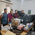 Penggerebekan uang palsu (Istimewa)