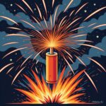 Ilustrasi kebakaran petasan (Meta Ai)