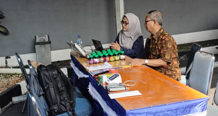 BRI cabang depok adakan tes kesehatan