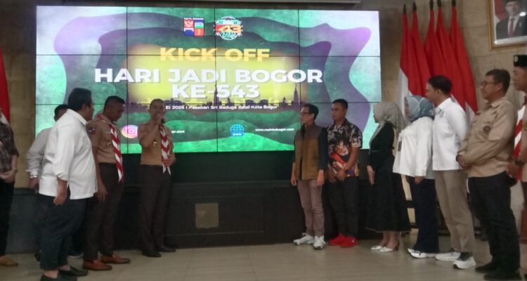 Peluncuran logo hari jadi Bogor ke 543