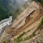 Ilustrasi longsor, Foto Meta AI