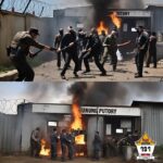 Ilustrasi Penggerebekan dan penangkapan oleh Polisi