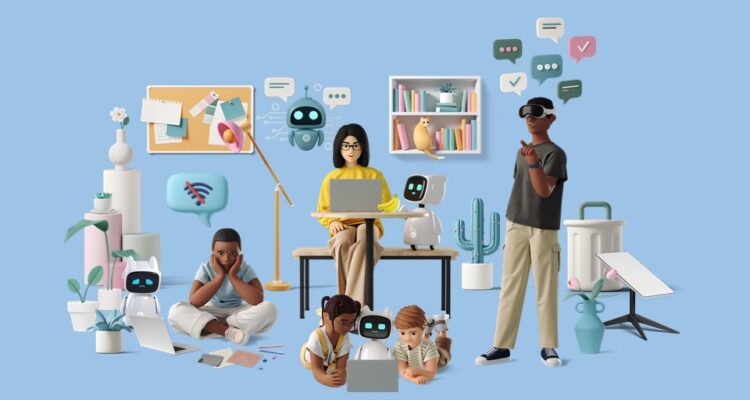 Ilustrasi Kesehatan Mental di Era Digital