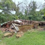 Kondisi rumah di Rancabungur Bogor yang telah roboh