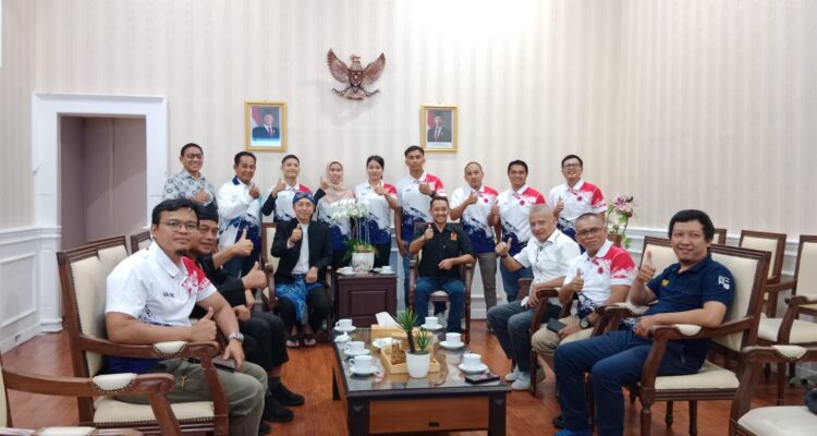 Foto bersama Wali kota bogor, Koni dan Hapkido Kota Bogor