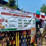 Suasana Gor Pakansari Gate 3 dalam program Gerakan Pangan Murah Istimewa yang digelar Pemkab Bogor.