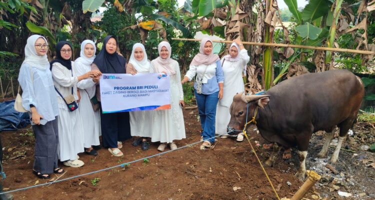 BRI Bogor Pajajaran Salurkan Bantuan Daging Bergizi Bagi Masyarakat di Momen Idul Adha 1446 H