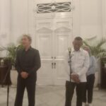 Wali kota Bogor dan Wakil Wali Kota Bogor, Dedie A Rachim-Jenal Mutaqin saat mengumumkan Deni Mulyadi Sebagai Sekda Kota Bogor