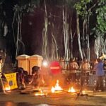 Pergerakan Mahasiswa Islam Indonesia (PMII) saat melakukan aksi unjuk rasa di Balai Kota Bogor