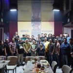 Foto Bersama antara para pimpinan DPRD Kota Bogor bersama para awak media dalam acara media gethering belum lama ini