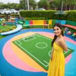 Ilutrasi pembangunan Taman Yasmin, Foto/Meta Ai