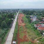 Situasi terkini pembangunan Jalan Bomang, Foto/Diskominfo Kabupaten Bogor