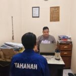 Pelaku begal dan sempat duel dengan ojol ditangkap, Foto/Polsek Dramaga