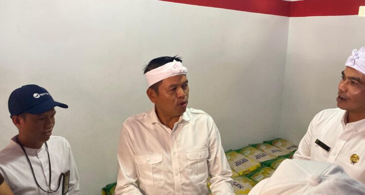 Gubernur Jawa Barat, Dedi Mulyadi saat menghadiri pelucuran Koperasi Desa Merah Putih di Hambalang, Foto/Echa Nur Maulida