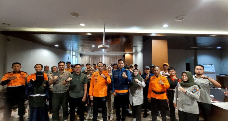 BPBD Kota Bogor saat menggelar pelatihan kepada relawan, Foto/Diskominfo Kota Bogor