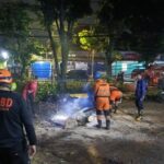 BPBD Kota Bogor saat mengevakuasi Pohon tumbang yang terjadi pada Minggu 27 Juli 2025 malam, Foto/Istimewa