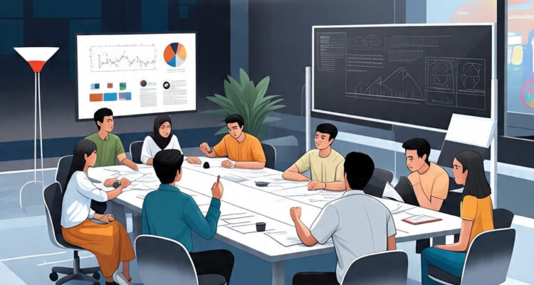 Ilustrasi Gambar SPMB, Foto/Meta Ai