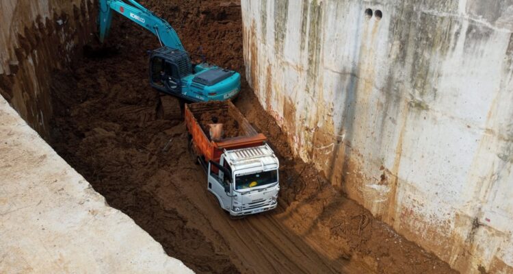 Situasi terkini Perbaikan Longsor Batutulis, Foto/Humas Diskominfo