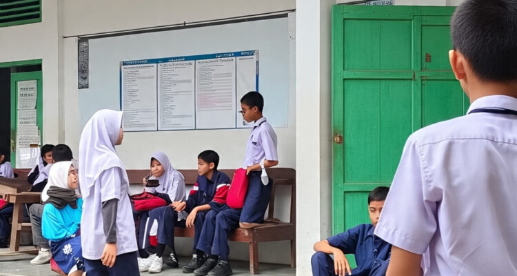 Ilustrasi SMPN 4 Bogor, Foto/Meta Ai