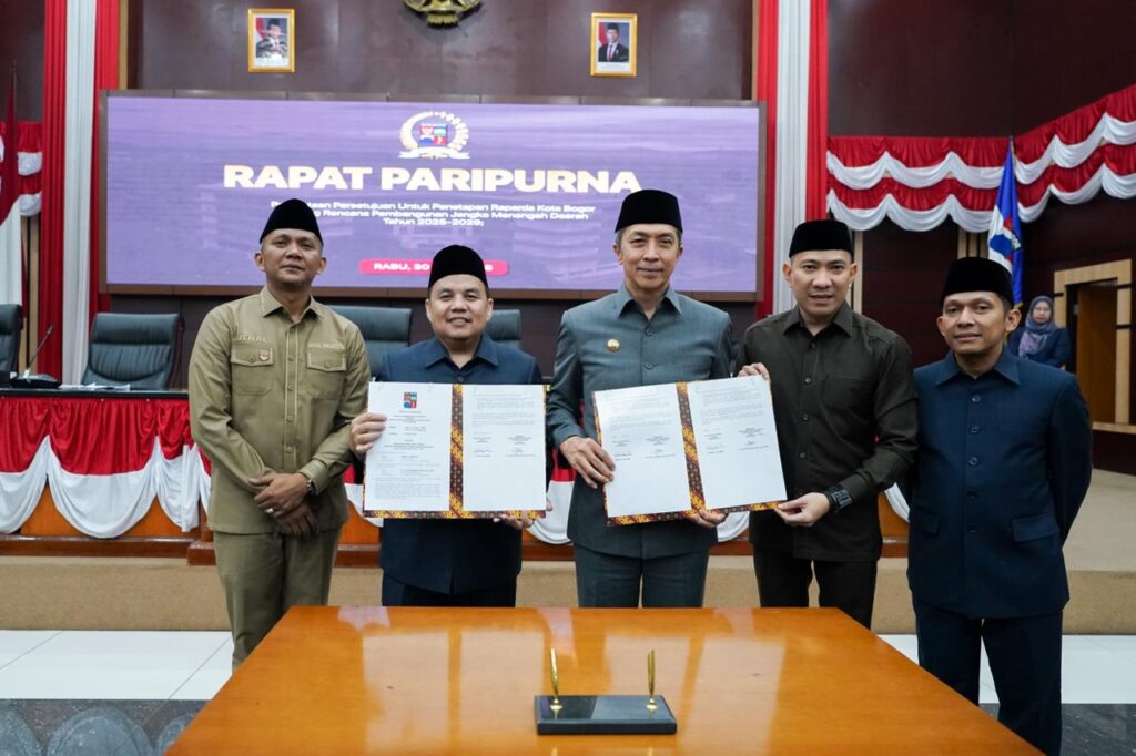 DPRD dan Pemkot Bogor sahkan RPJMD 2025-2029,Foto/Setwan DPRD Kota Bogor