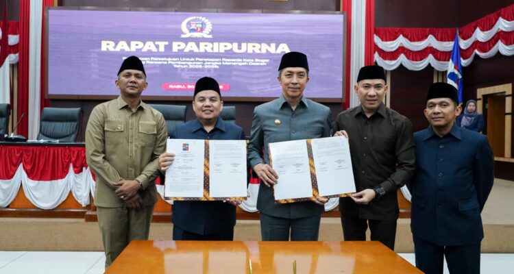 DPRD dan Pemkot Bogor sahkan RPJMD 2025-2029,Foto/Setwan DPRD Kota Bogor
