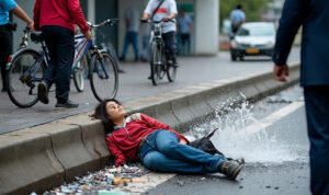 Ilustrasi kecelakaan lalu lintas, Foto/Meta Ai