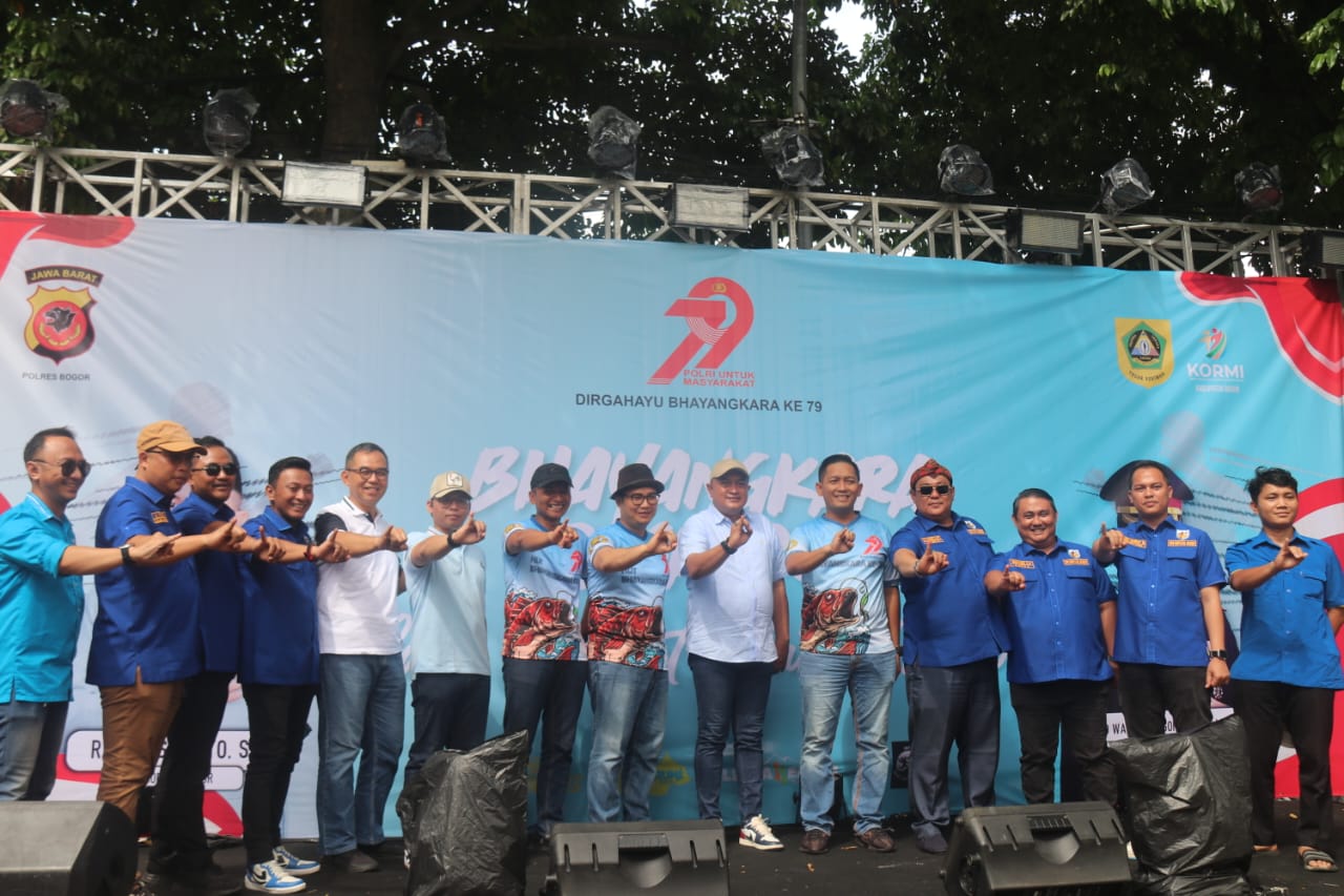 Foto bersama Bupati Bogor, Rudy Susmanto dengan unsur Forkopimda pada kegiatan Kabogorfest 2025, Foto/Diskominfo Kabupaten Bogor