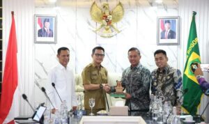 Pemerintah Kabupaten (Pemkab) Bogor menerima kunjungan kerja dari Pemerintah Kabupaten Barito Kuala, Kalimantan Selatan, foto/Pemkab Bogor