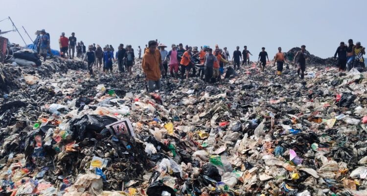 Kondisi lokasi Longsor di TPA Galuga, Foto/Istimewa
