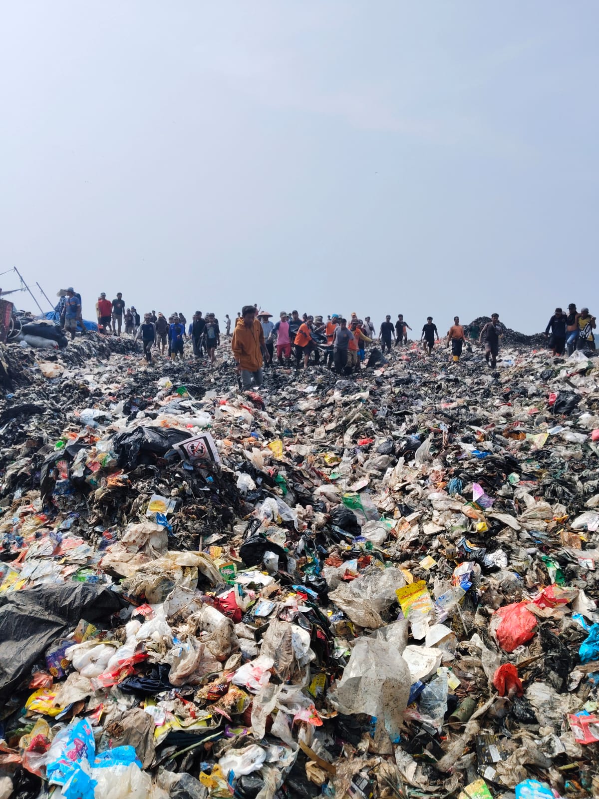 Kondisi lokasi Longsor di TPA Galuga, Foto/Istimewa