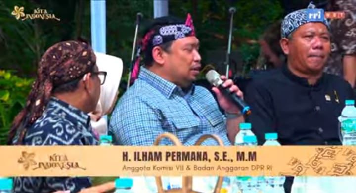 Komisi VII DPR RI, Ilham Permana saat menghadiri acara Kita Indonesia yang diselenggarakan oleh RRI, Foto/Istimewa