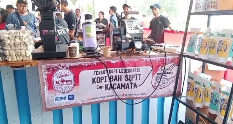 Stand Kopi Bah Sipit saat festival Kopi Legendaris, Foto/Istimewa