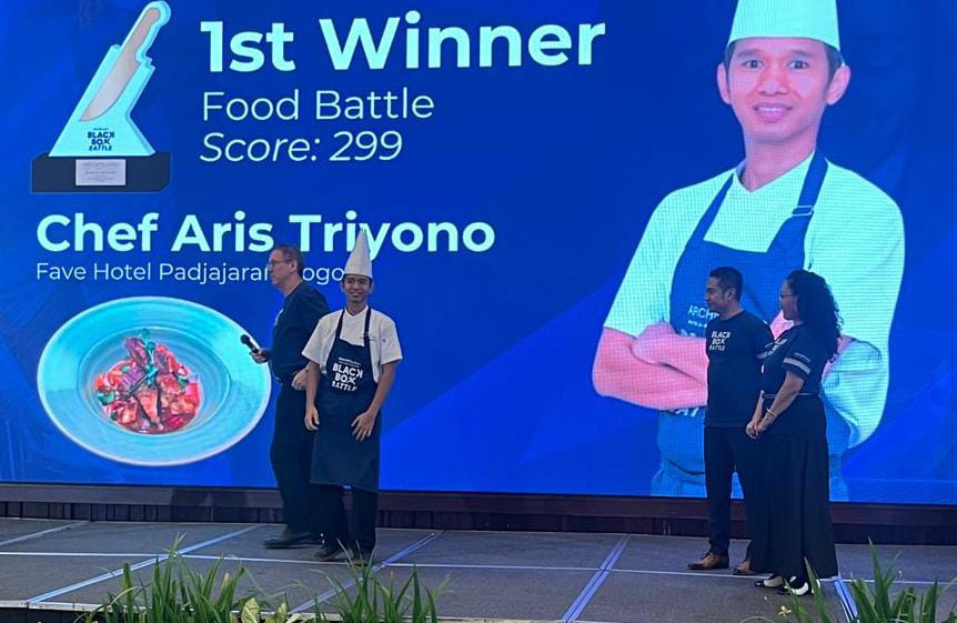 Chef Aris Triyono, yang sukses menyabet Juara 1 dalam ajang kompetisi kuliner bergengsi Archipelago Black Box Battle 2025, Foto/Istimewa