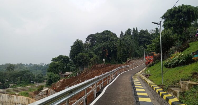 Kondisi terkini jalan danasasmita Batutulis Bogor yang akan dibuka malam nanti, foto/Diskominfo Kota Bogor